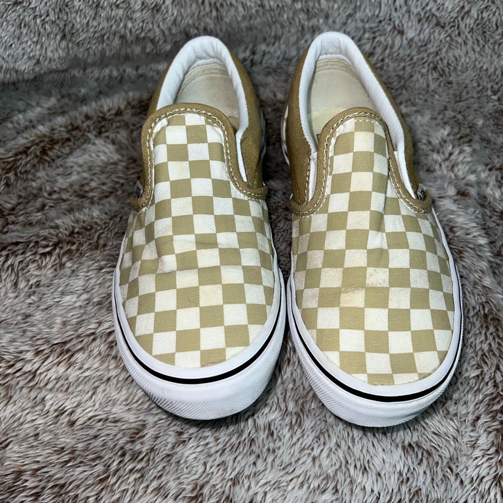 Vans Canvas Taupe/beige Chekered